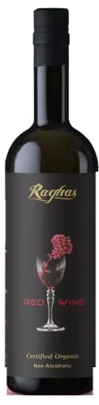 Raghas organic red wine-style drink bottle